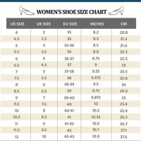 Eu Size Chart Women S Shoes