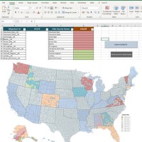 Excel 2010 Map Chart
