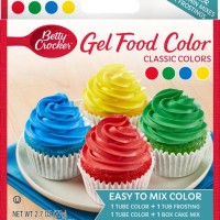 Gel Food Coloring Color Chart