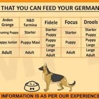 German Shepherd Food Chart In Tamil