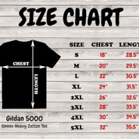 Gildan 5000b Size Chart