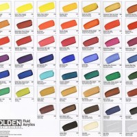 Golden Fluid Acrylic Color Chart