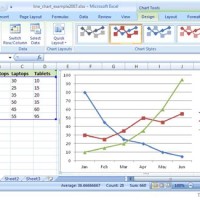 How To Add Line Graph Bar Chart Excel 2007