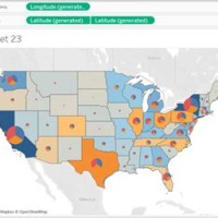 How To Create Pie Chart On Map In Tableau