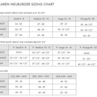 Neuburger Size Chart