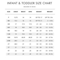 Kid Size Chart Pants
