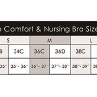 Lamaze Nursing Bra Size Chart