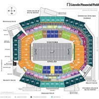 Lincoln Financial Field Seating Chart Virtual View