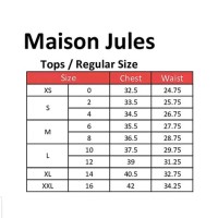 Maison Jules Dress Size Chart