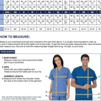 Med Couture Scrub Pants Size Chart