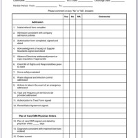 Medical Record Chart Review Form