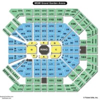Mgm Garden Arena Seating Chart Boxing