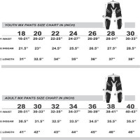Motocross Pants Size Chart Youth