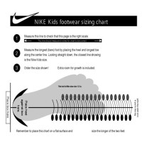 Nike Printable Shoe Size Chart