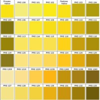 Pantone Gold Colour Chart