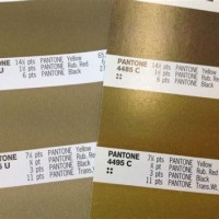 Pantone Metallic Coated Color Chart