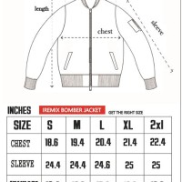 Paonia Jacket Size Chart