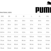 Puma Size Chart Men S Clothing