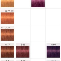 Schwarzkopf Hair Color Chart Red
