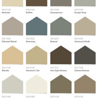 Sherwin Williams Exterior House Paint Color Chart