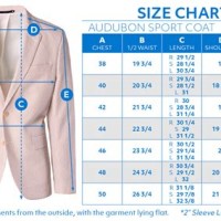 Sport Coats Size Chart