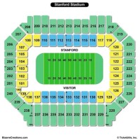 Stanford Basketball Stadium Seating Chart Row Numbers