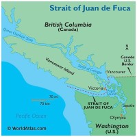 Strait Of Juan De Fuca Chart