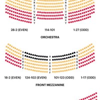 Theatre Seating Chart Template