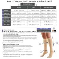 Truform Pression Stockings Size Chart