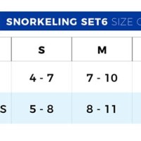Us Divers Youth Snorkel Size Chart