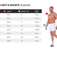 Us Men S Shorts Size Chart