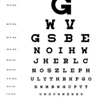 Vision Eye Test Chart