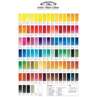 Winsor And Newton Watercolor Colour Chart