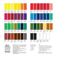 Winton Oil Paint Colour Chart