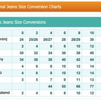 Women S Pant Size Conversion Chart Europe