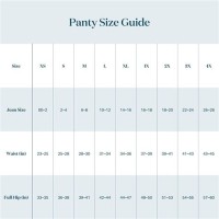 Women S Underwear Size Chart Cm