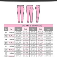 Young And Reckless Pants Size Chart
