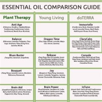 Young Living And Doterra Oil Parison Chart