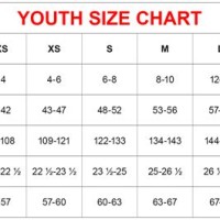 Youth Age Size Chart