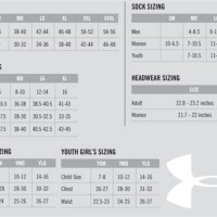 Youth Large Under Armour Socks Size Chart