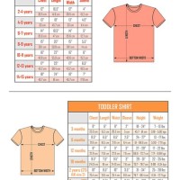 Youth Small Shirt Size Chart